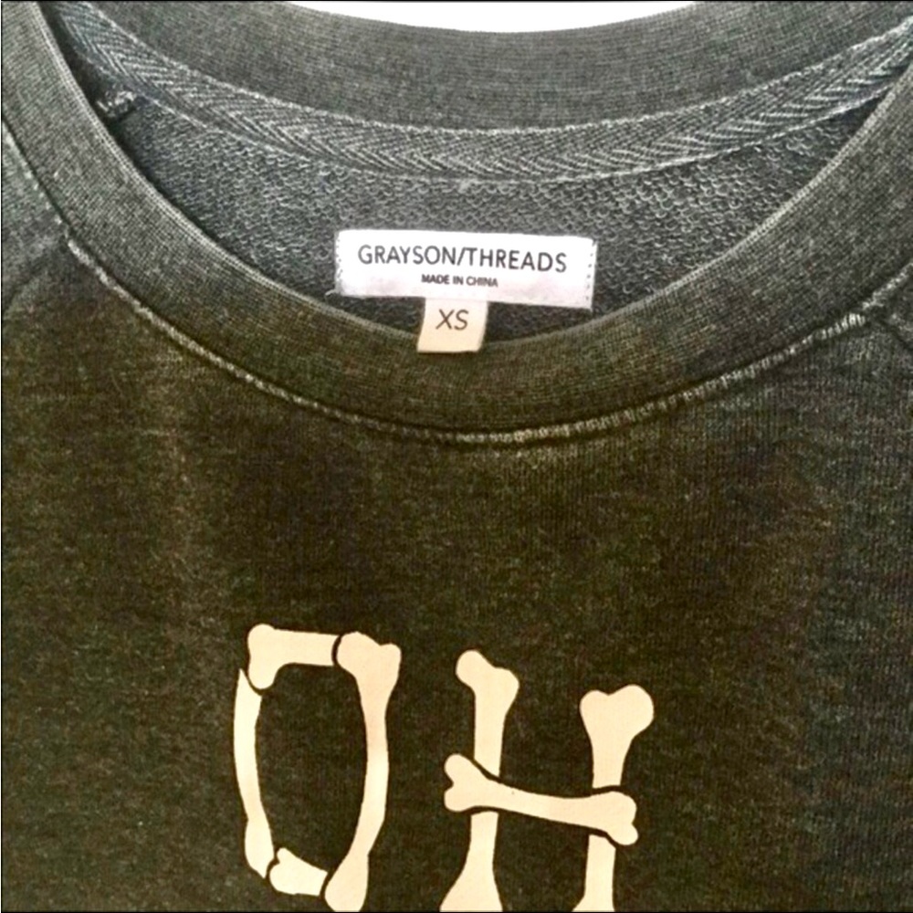 Grayson Threads Halloween Graphic Sweatshirt NWT - image 4